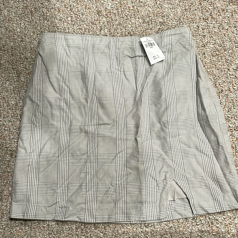 Plaid Abercrombie Mini Skirt